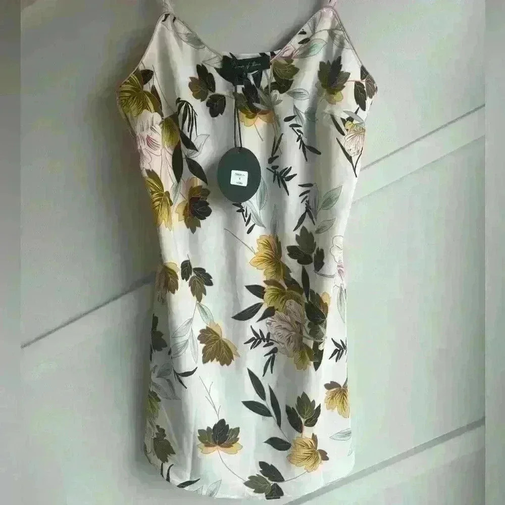 House  of Tree floral lingerie nightgown size S
